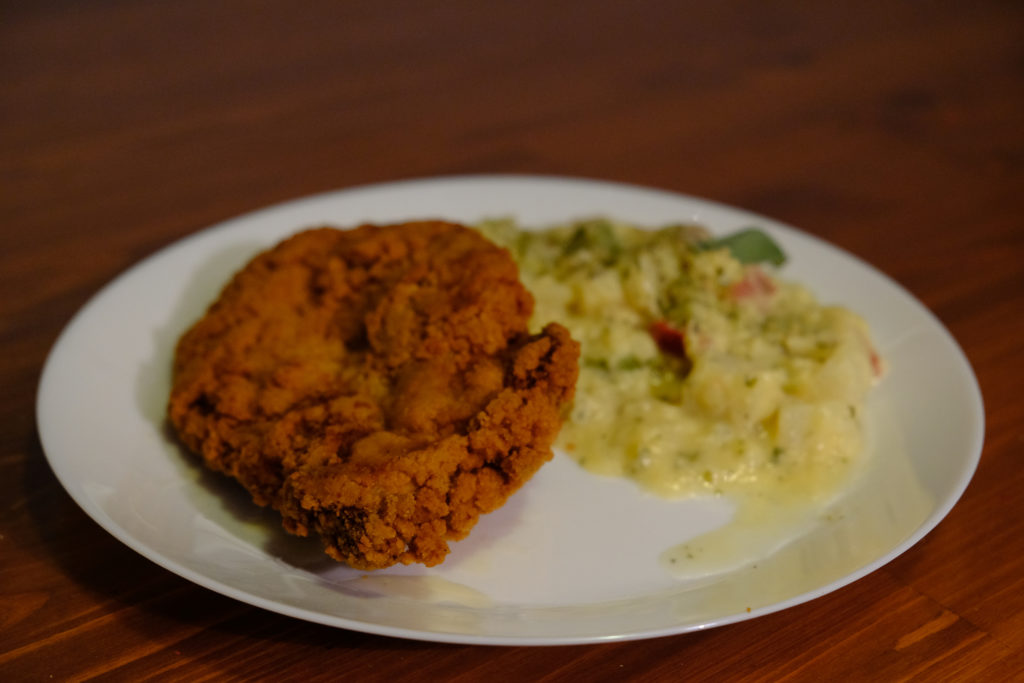 Schnitzel and Potato Salad